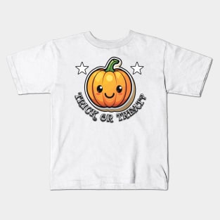 Trick or Treat - Halloween Pumpkin Kids T-Shirt